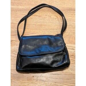 Genuine Leather 90's SAS Women's Leather Bag with Double Strap - EUC